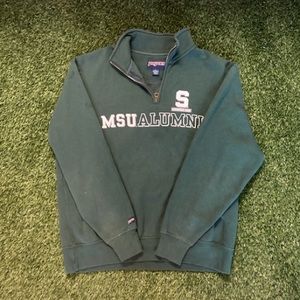 🏀Michigan State Spartans MSU Alumni 1/4 Zip